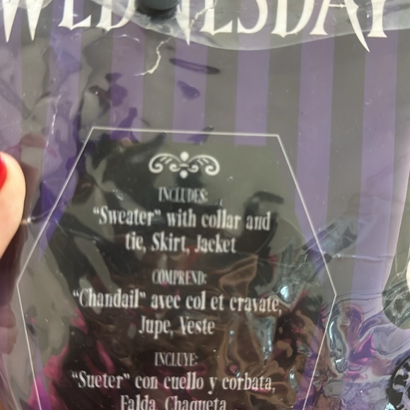 Wednesday costumes Halloween small petite - Picture 6 of 6